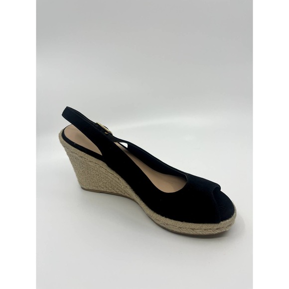 Stuart Weitzman Wedge High (3-3.9 in) Heel Height Sandals  Stuart Weitzman Jean Espadrille Platform Wedge Sandal Women\'s Size US 10 EU 40.5